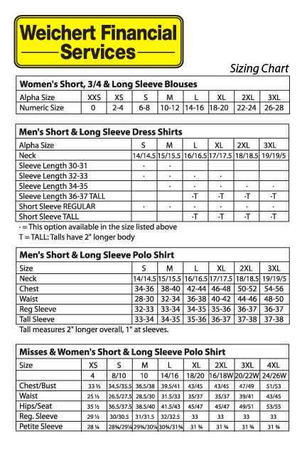 The Company Store Size Chart